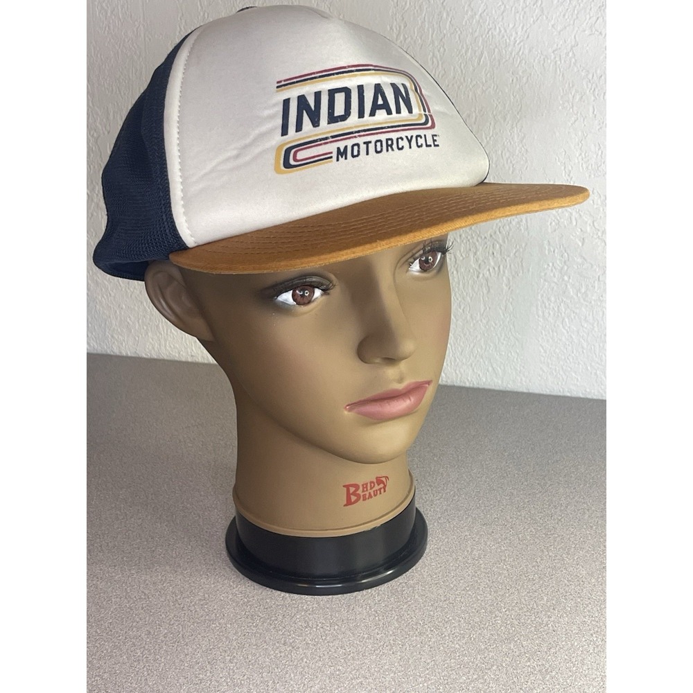 Indian Motorcycle Mustard Colorblock Trucker Cap